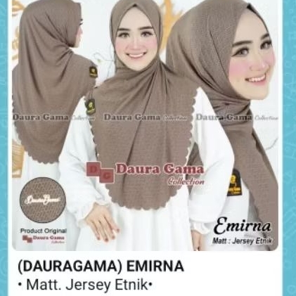 Hijab instan Daura gama Emirna