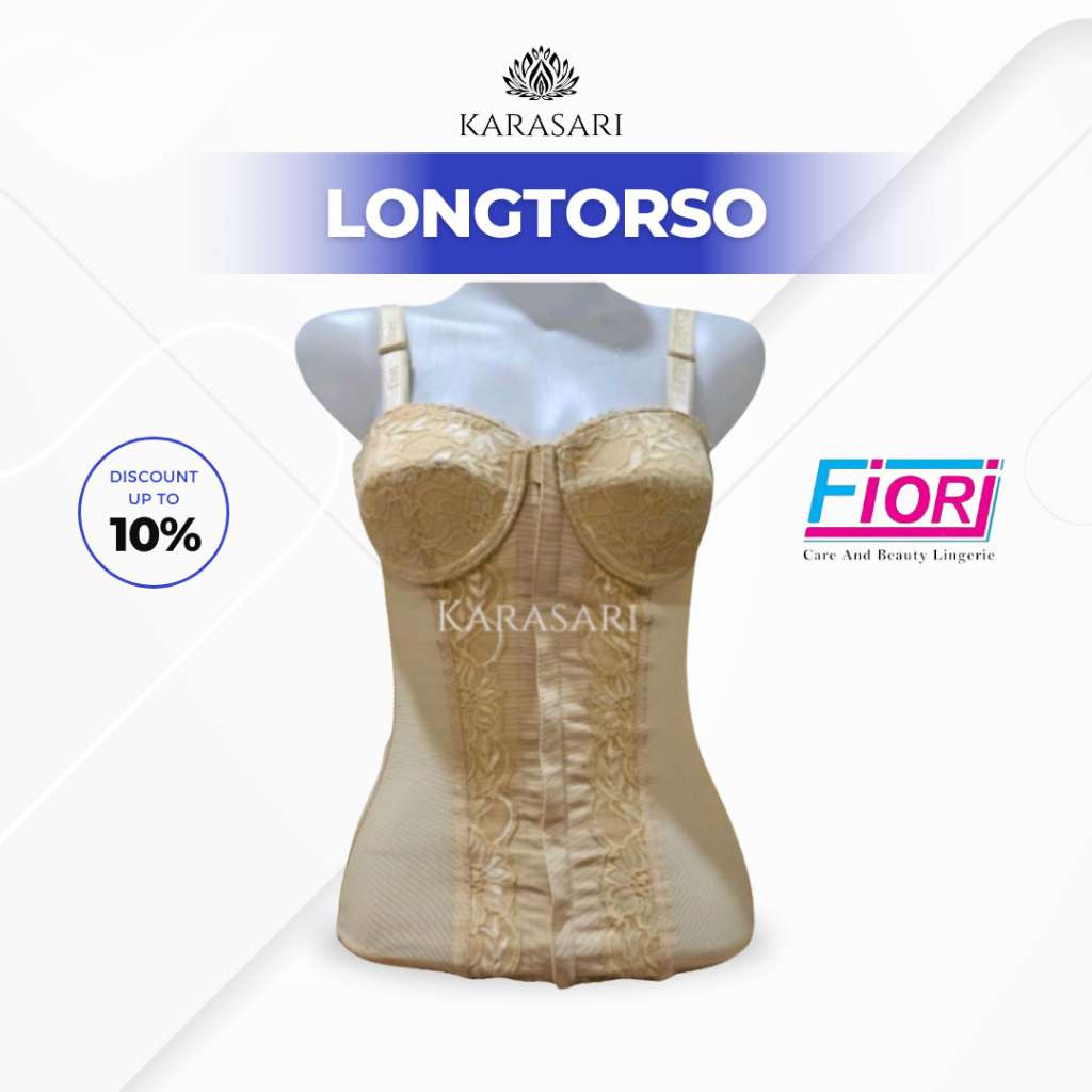 [KARASARI] [CLEARANCE SALE️️] LONGTORSO FIORI LINDIA | Promo Khusus Warna Cream | Limited Stock