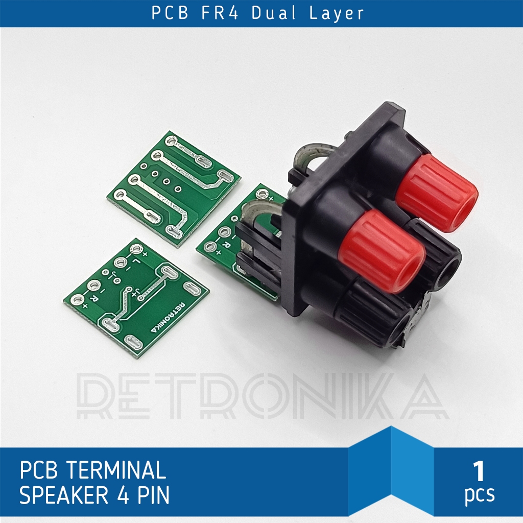 PCB Terminal Speaker 4 pin - Dual Layer