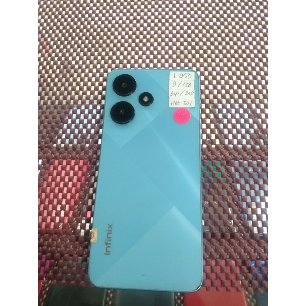 infinix hot 30i ram 8/128 batang hp layak pakai, lcd bongkaran