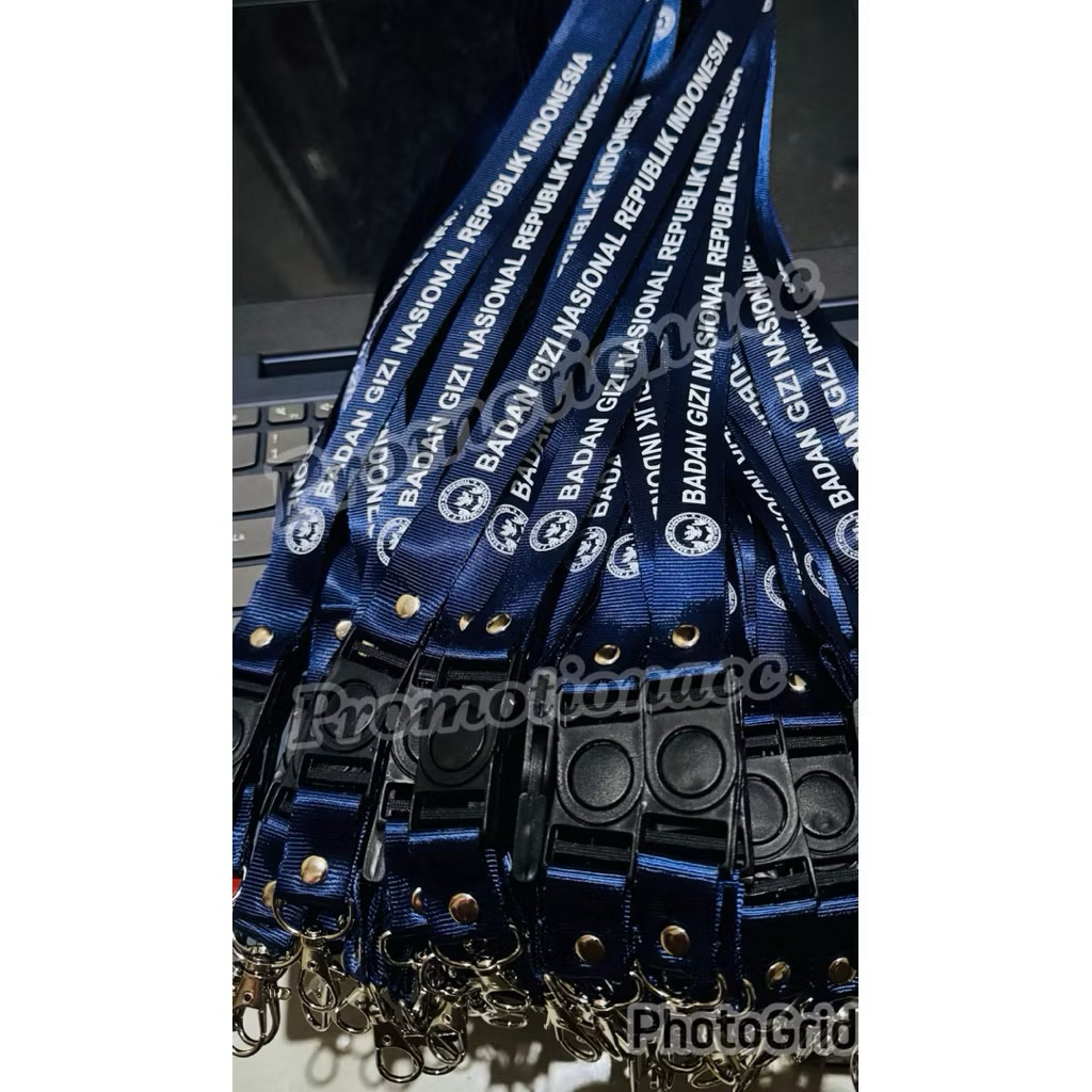 Lanyard Tali ID Card Name Tag BGN Badan Gizi Nasional Republik Indonesia