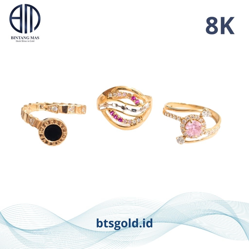 Cincin Emas Permata Model | 8K