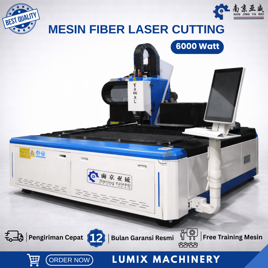 Mesin Laser Cutting 6000 watt - Fiber Laser Cutting Machine 6000 Watt
