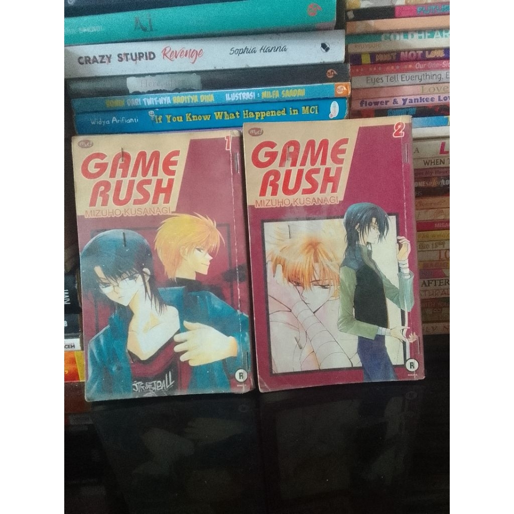 KOMIK GAME RUSH MIZUHO KUSANAGI VOL.1&2 SET(TAMAT)