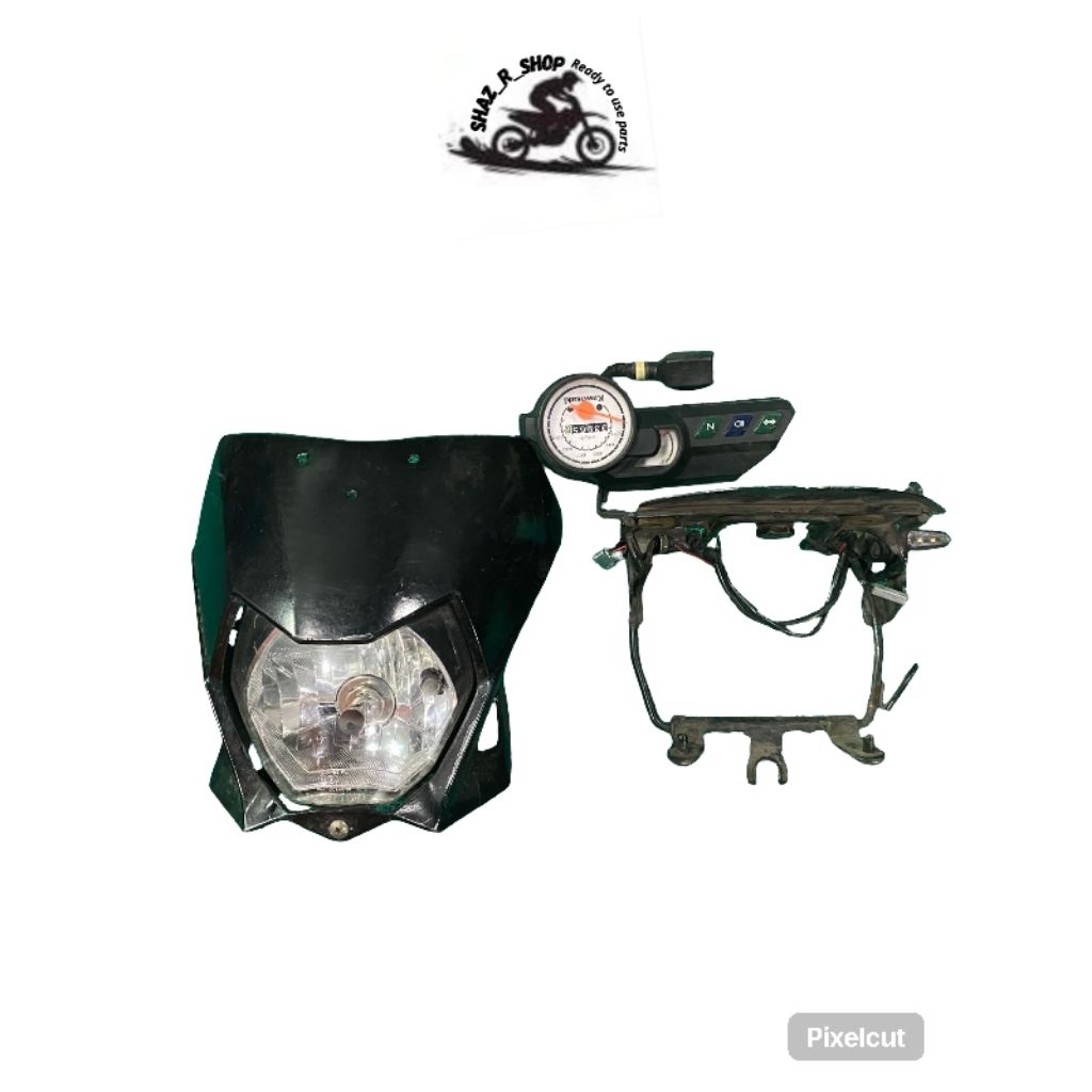 headlamp set klx150 bf original copotan