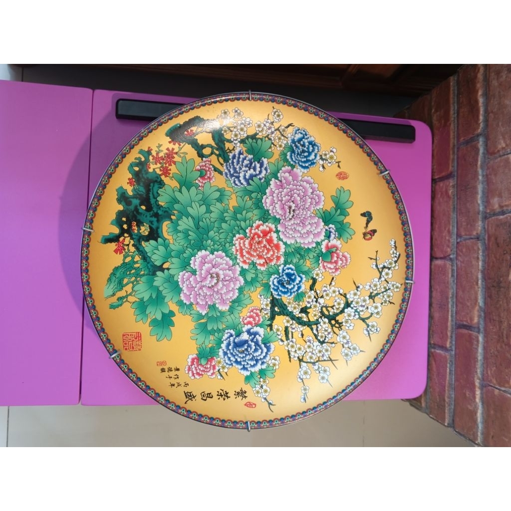 Hiasan Dinding Piring Hias Keramik China