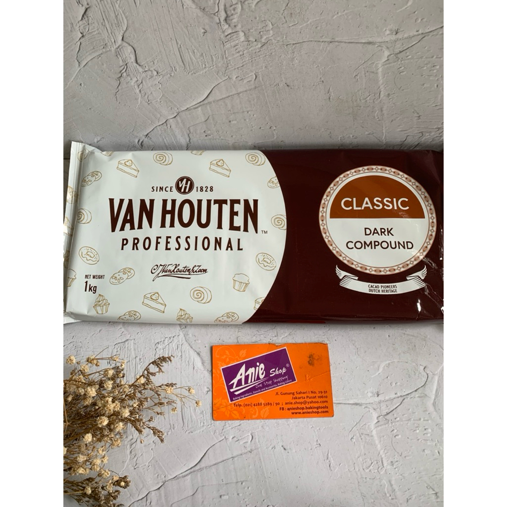 van houten coklat compound 1kg, coklat batang van houten 1kg