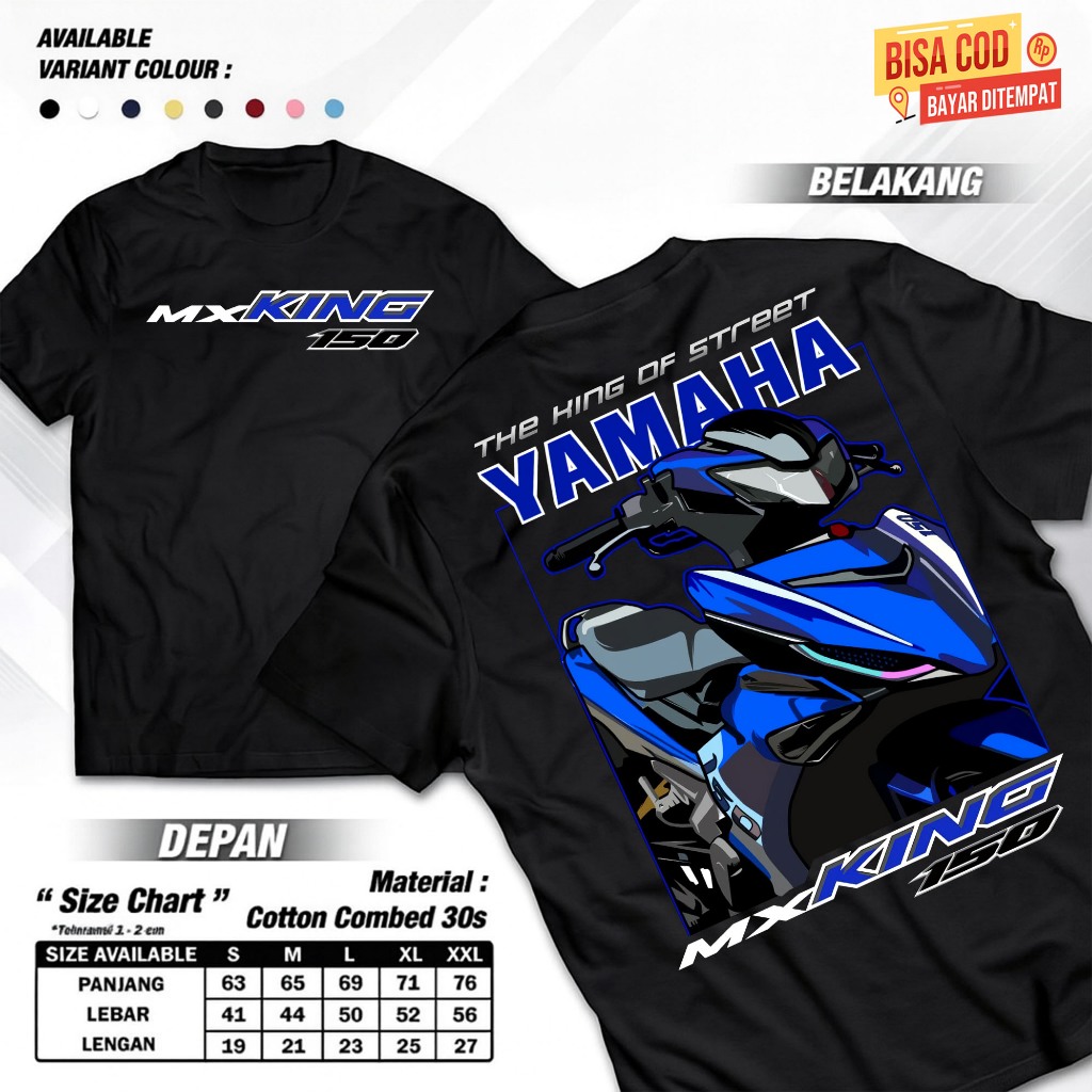 Kaos Motor MX KING 150 // Kaos MXKING // Kaos Jupiter MX King // Baju MX KING // Baju MXKING // MXKI