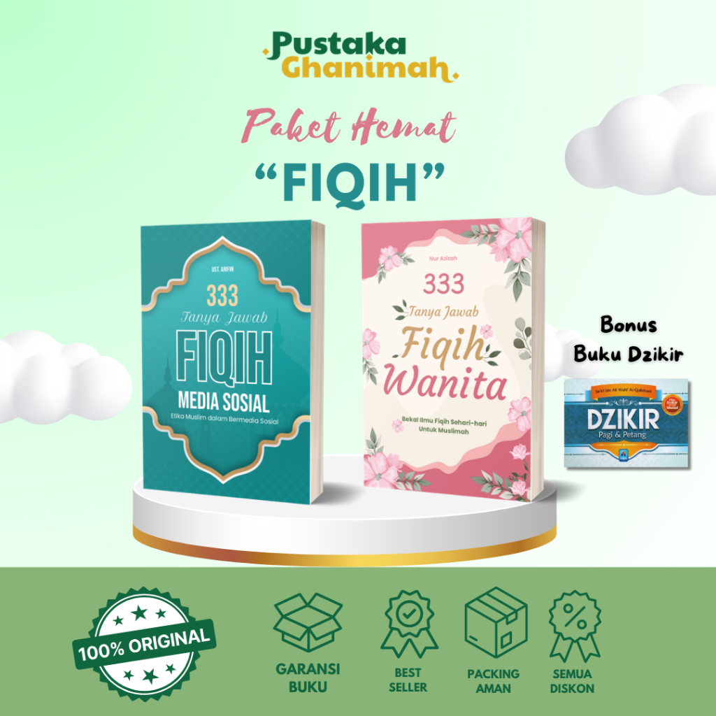 Paket Hemat Fiqih [ 333 Tanya Jawab Fiqih Media Sosial + 333 Tanya Jawab Fiqih Wanita ] - Pustaka Gh