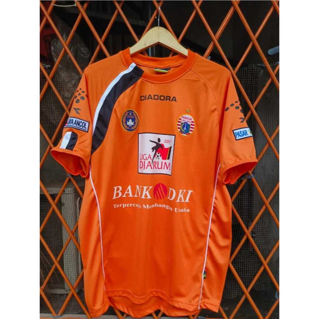 Jersey Retro Persija 2007 HOME OREN Jakarta Jakmania Jakartan Original Merchandise Atribut Bola