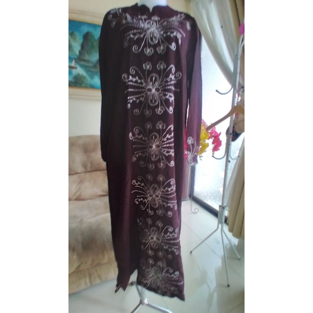Baju Gamis Wanita ( Size LD 110 / P 125 ) Preloved