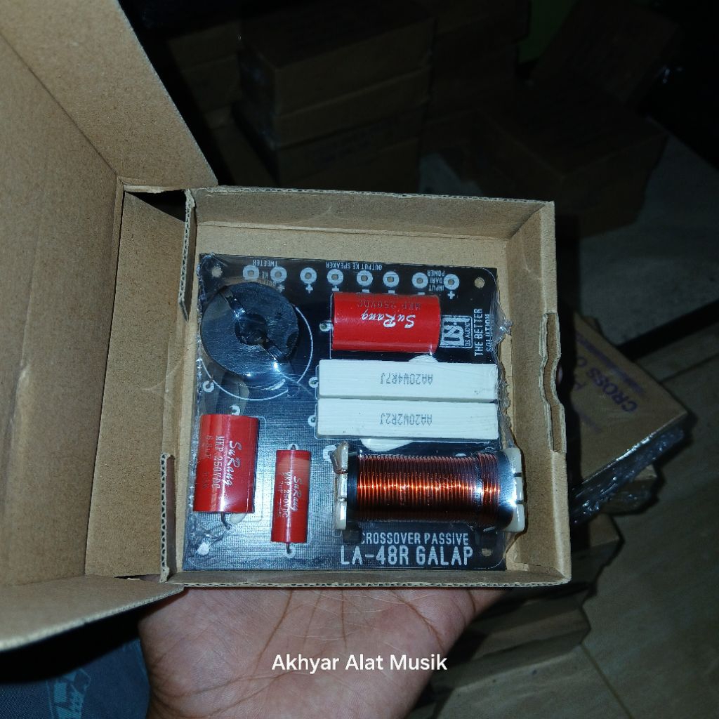 Cross Pasif Crossover Passive LA-48R Kapasitor Surang Untuk BOX GC Direk Original DS Audio Dealer Re