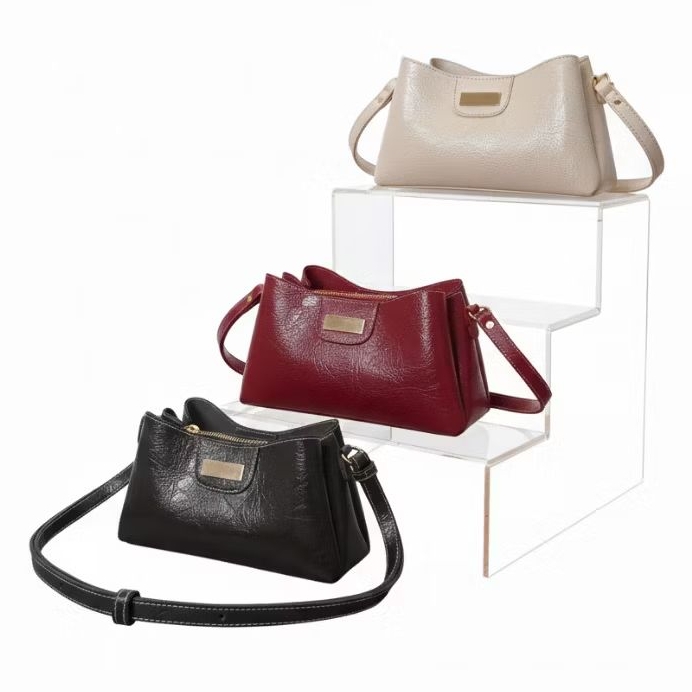 Tas Selempang Wanita 3 Ruang JESSY BAG Terbaru Bahan Kulit Premium Size 25x12x7 Cm
