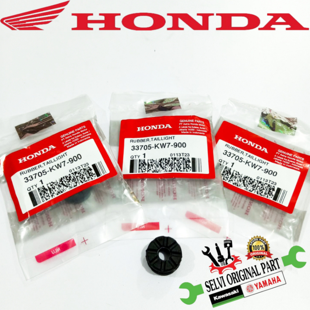 KARET BANTALAN REFLEKTOR LAMPU BELAKANG KARET LAMPU STOP CS1 SONIC SUPRA X 125 HONDA ORIGINAL