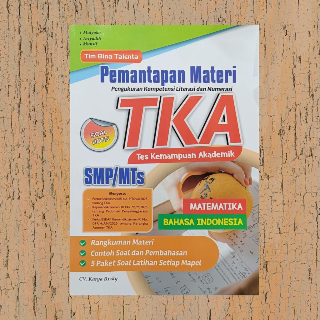 Original Buku Pemantapan Materi TKA SMP/MTs Kelas 9 Akasia