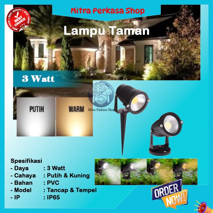 Lampu Taman Tancap/Tempel Lampu Sorot LED / Lampu Spot Sorot Taman Tancap/Tempel Lampu Taman Led /Ha