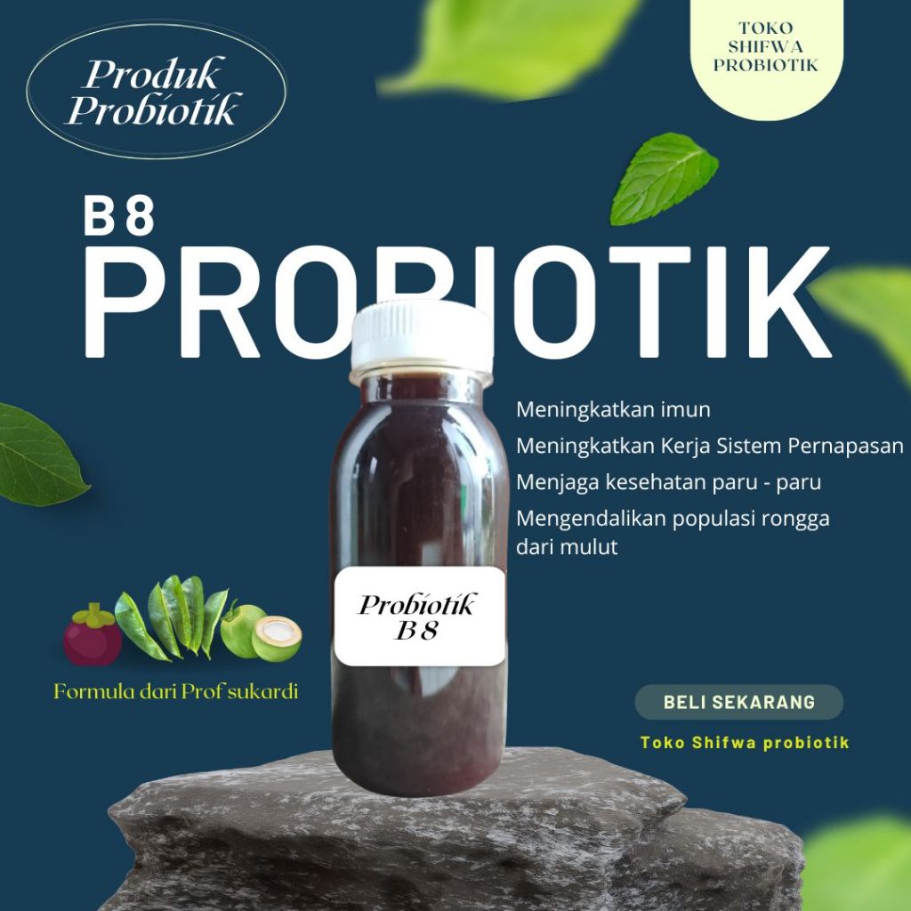 Probiotik B8 minuman nutrisi untuk menjaga kesehatan hewan