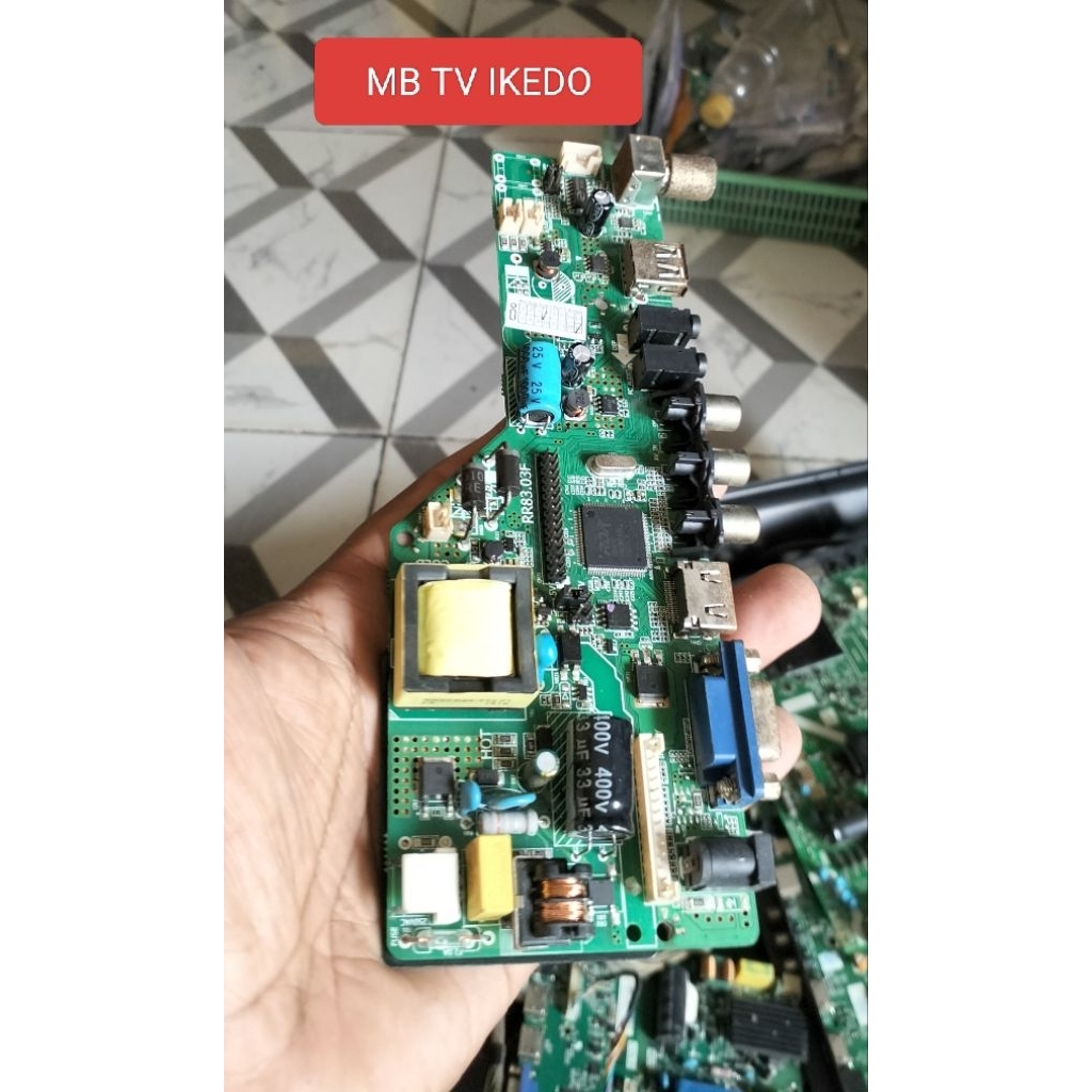 MESIN TV LED IKEDO 20 IN (VCC T CON 5VOLT)