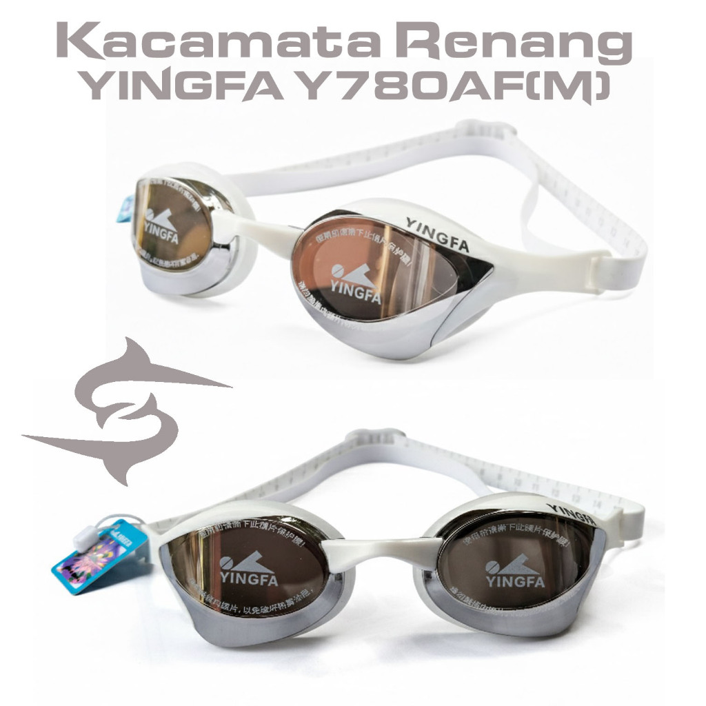 Kacamata Renang Yingfa Y780AF (M) Original 100% - Kacamata Renang Kompetisi Dan Latihan