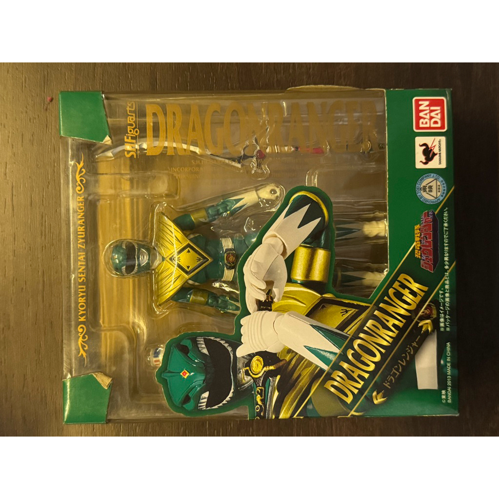 SHF DRAGON RANGER GREEN RANGER MIGHTY MORPHIN POWER RANGERS BANDAI SHFIGUARTS