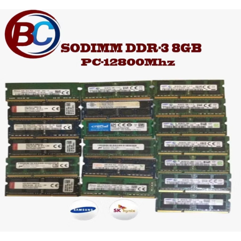 Ram Sodim laptop 8 GB Ddr 3