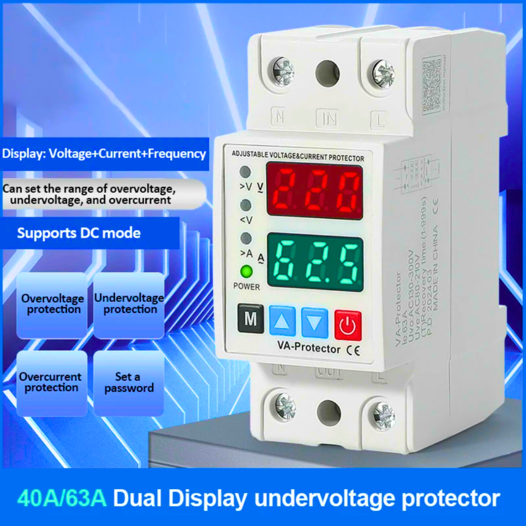 GO Taffware MCB Digital Listrik 40 A 220V / Pembatas Arus Listrik AC