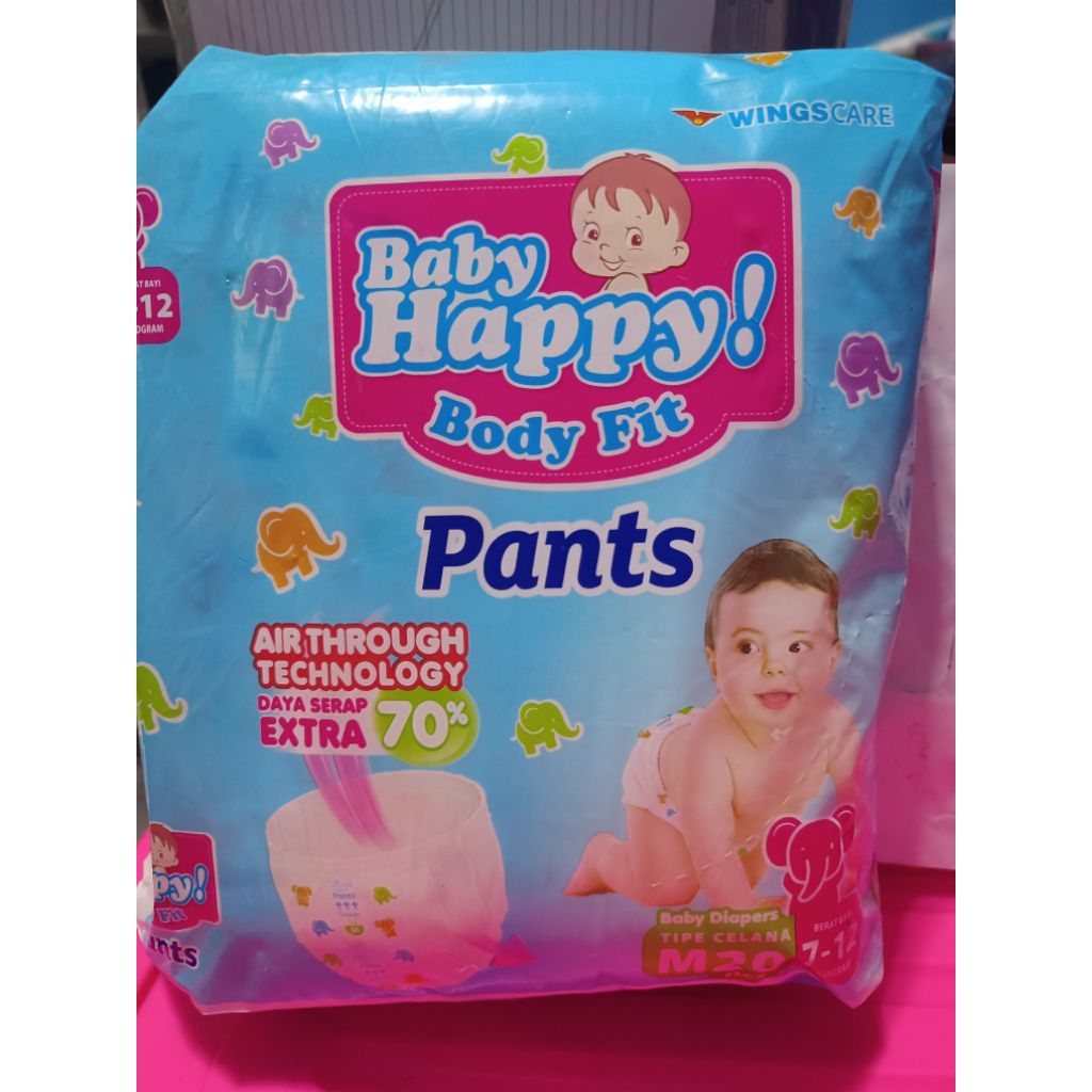 Baby Happy Body Fit Pants M20 REJECT KEMASAN