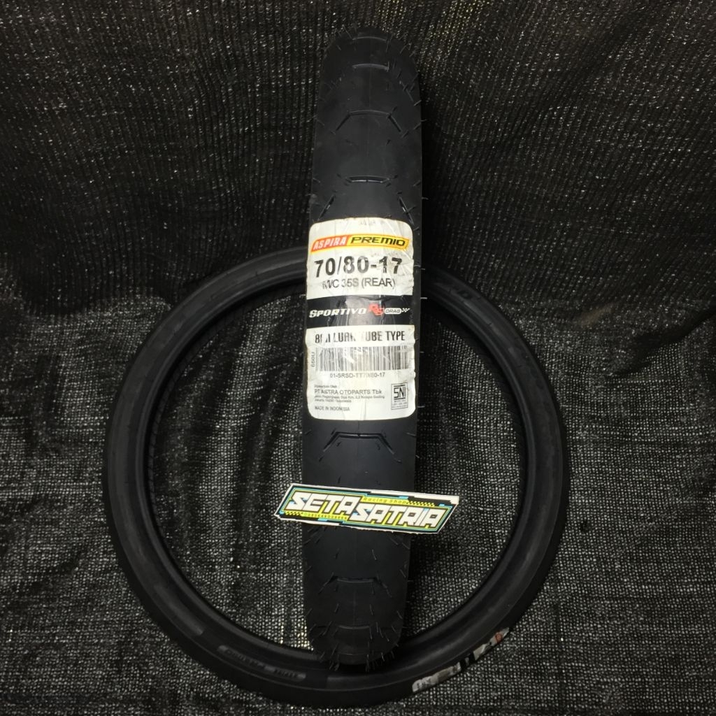 ban aspira premio Sportivo RS 70-80 ring 17 produksi tahun baru kirim instan Sidoarjo Surabaya,ban b