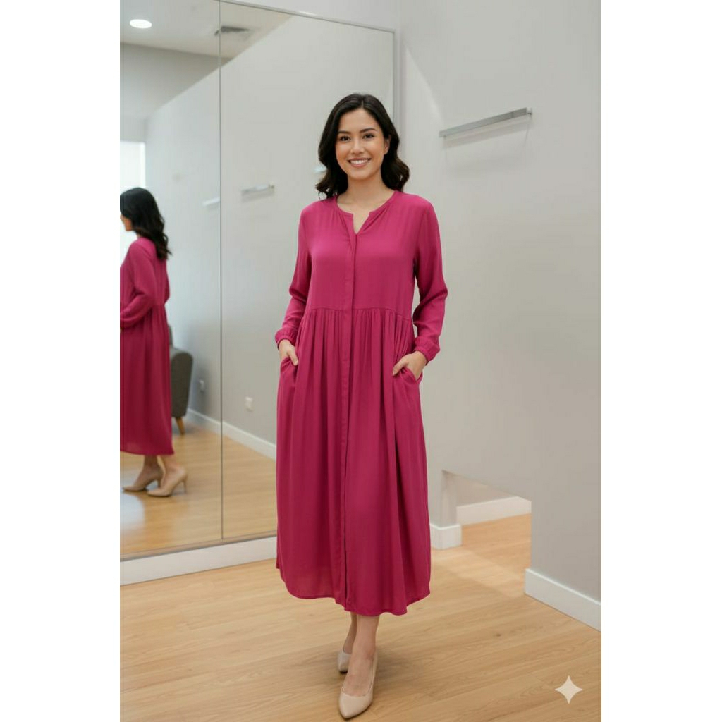 Long Tunik Rayon Polos Cewek Dewasa 3C Matahari