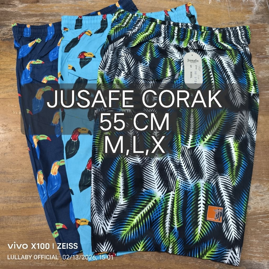 Celana Santai Pendek / Ponggol Morton Jusafe 3/4 ( 55cm )