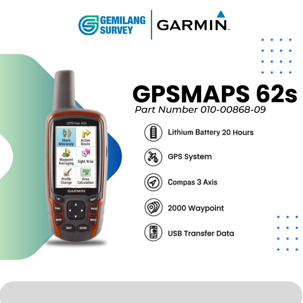 Gps Handhald 62s / Garmin 62s / Garmin 62s