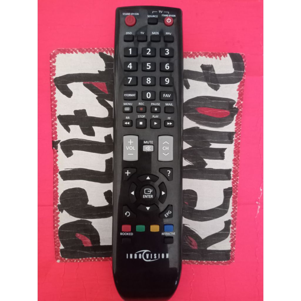 REMOT INDOVISION PARABOLA STB ORIGINAL TERLENGKAP