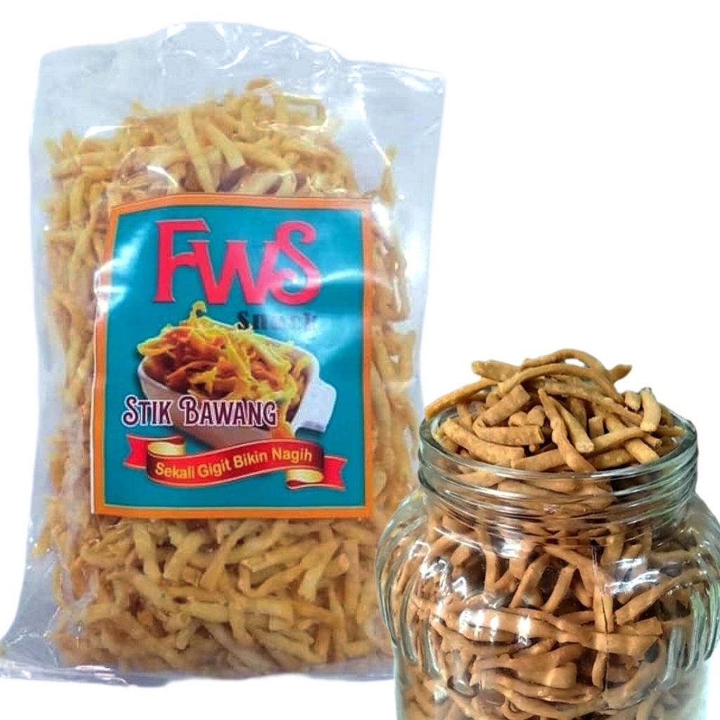 Stick Bawang Snack Gurih Camilan Kriuk Fws Keripik Renyah