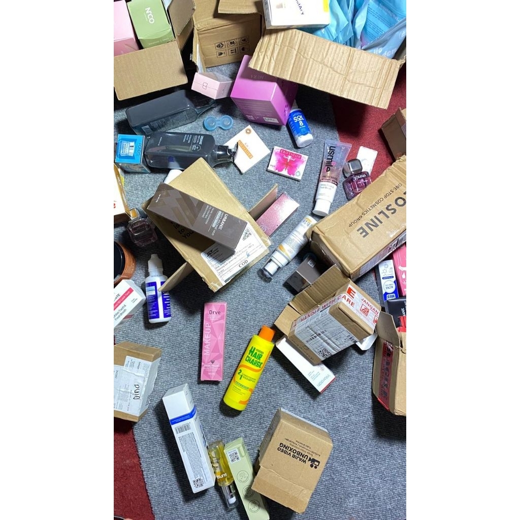 PRELOVED MAKEUP / SKINCARE ( openbox & segel)