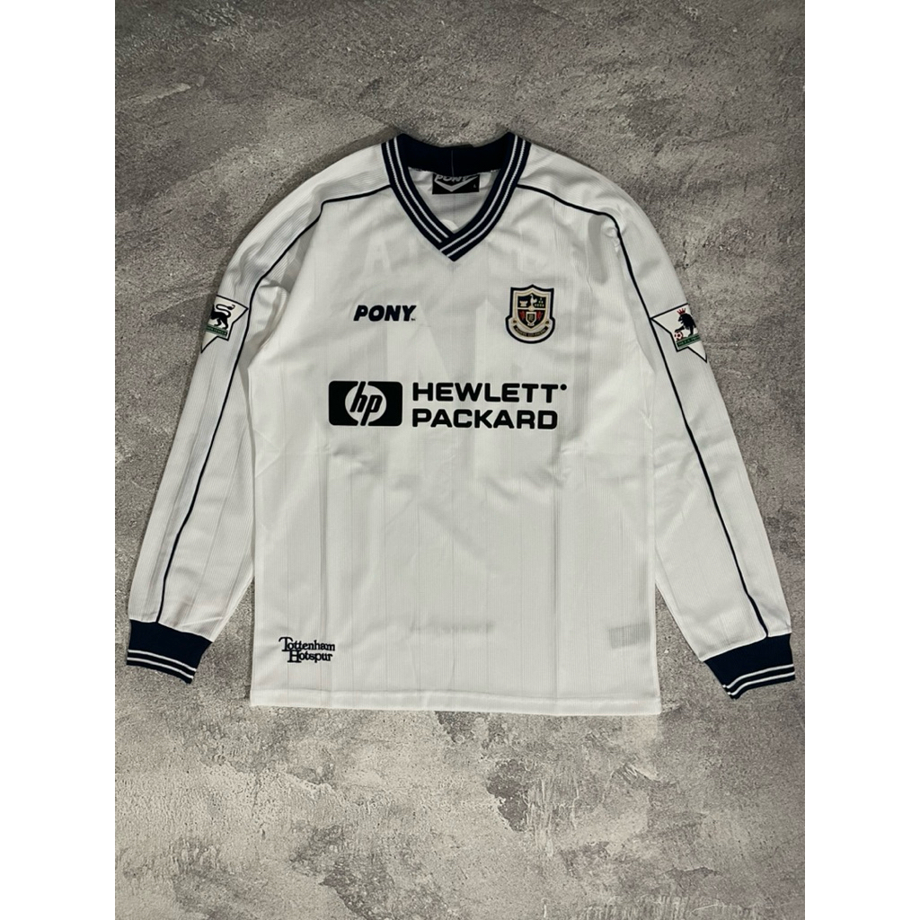 Jersey Retro Tottenham Hotspur 1998-99 Nns Ginola Premier League Longsleeve Rare