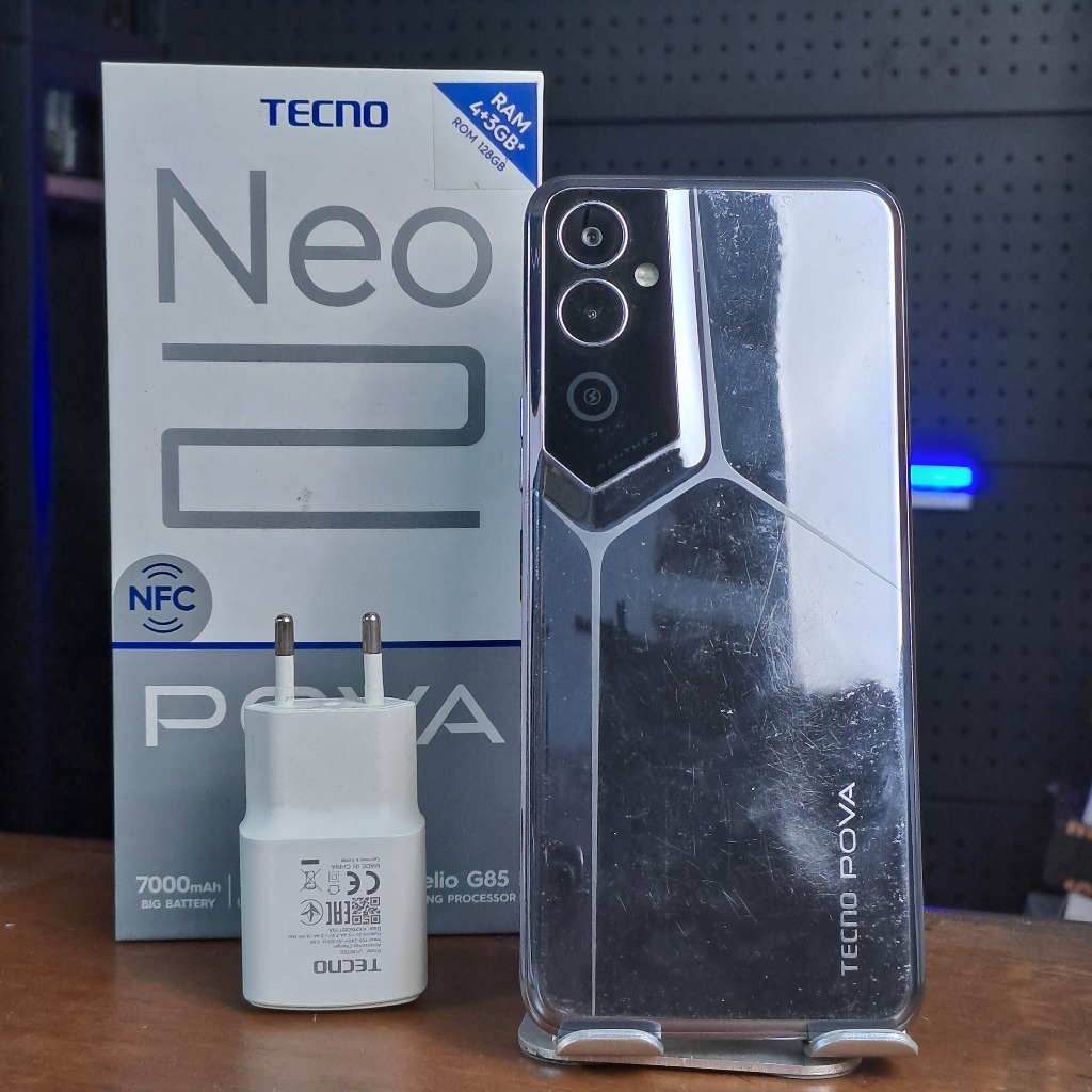 TECNO POVA NEO 2 4/128GB SECOND FULLSET BERGARANSI