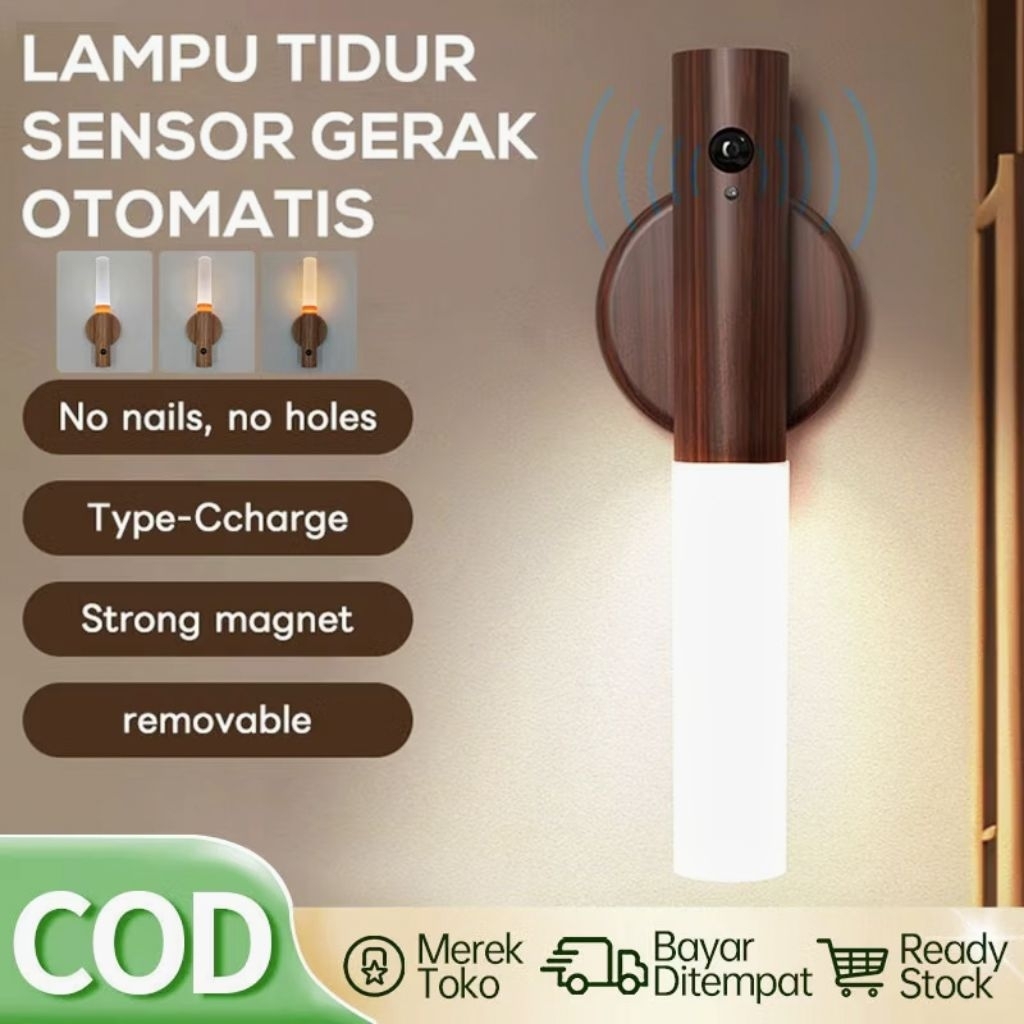 LAMPU SENSOR GERAK OTOMATIS / LAMPU LED SENSOR CAHAYA
