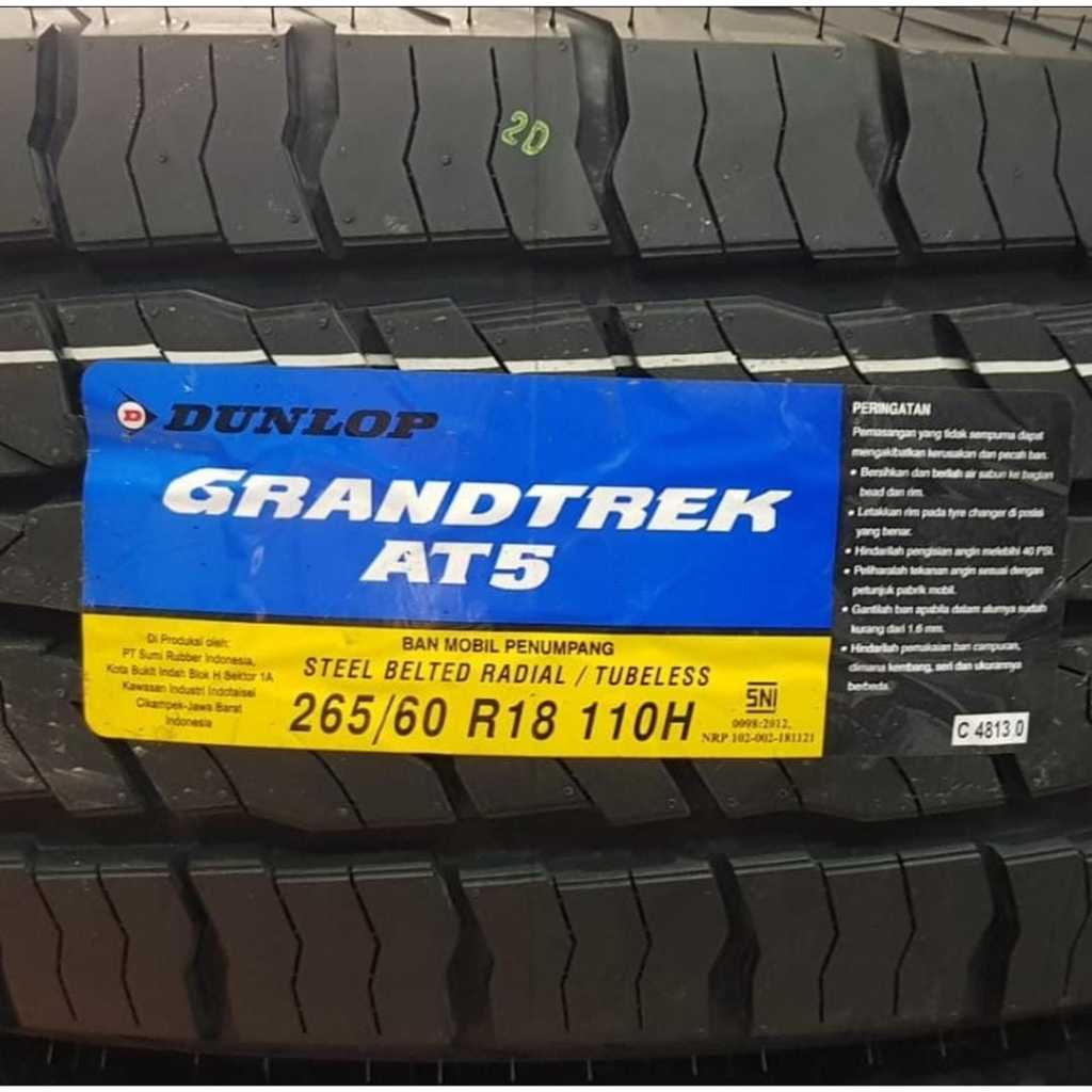 Ban Dunlop GRANDTREK AT5 265/60 R18 FORTUNER PAJERO