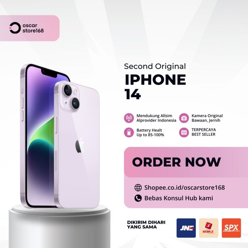 IPHONE 14 & IPHONE 14 PLUS SECOND ORIGINAL 128GB/256GB