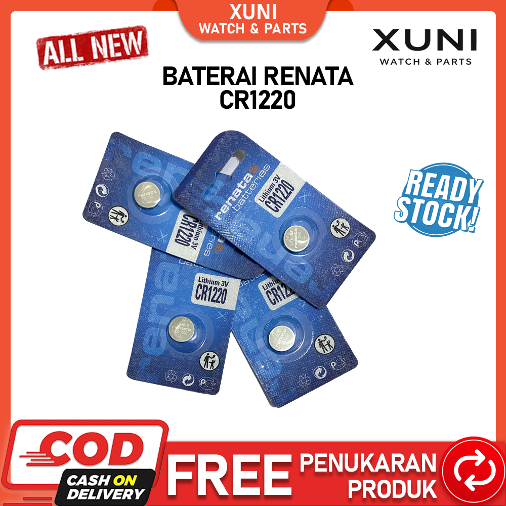 Baterai Battery RENATA CR1220 CR 1220 Batre RENATA CR1220 CR 1220 Original