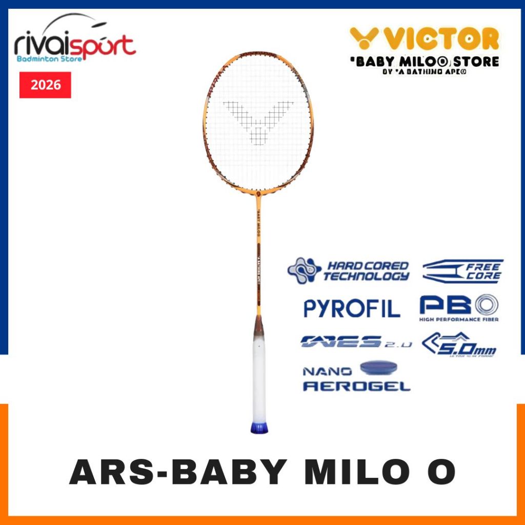 SPESIAL EDITION Raket Badminton Victor x Baby Milo Auraspeed Baby Milo / ARS-Baby Milo / ARS BM O