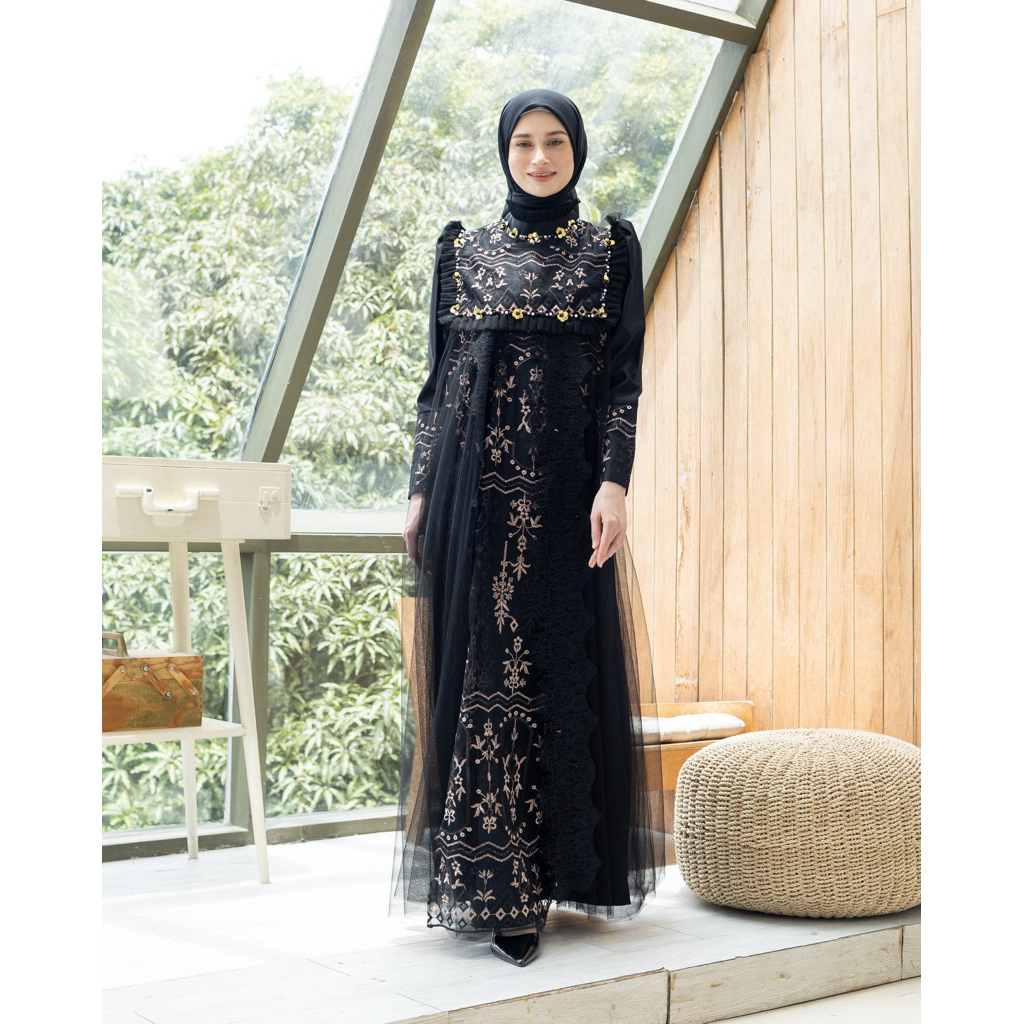 Alinka dress - dress lebaran - dress kondangan