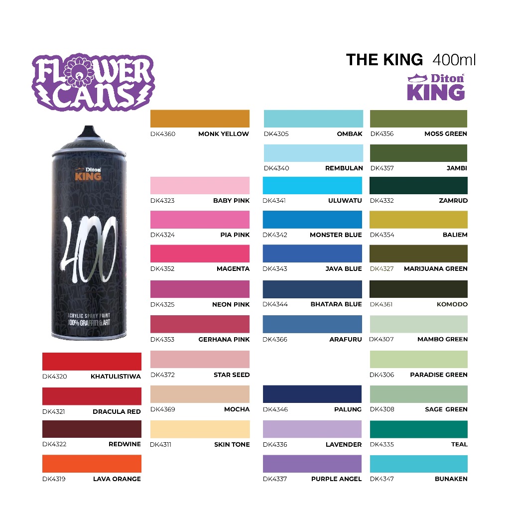Diton King 400 ML Graffiti Spray Paint