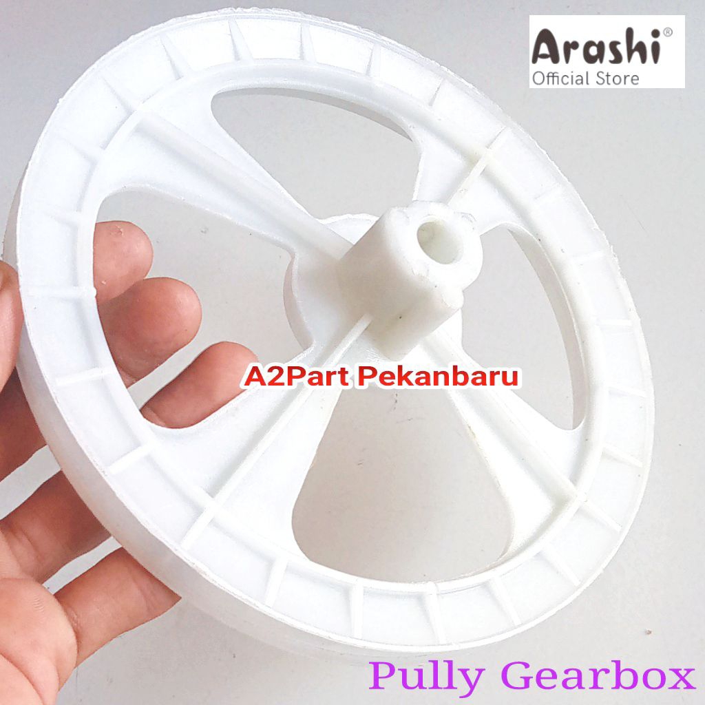 Pully Gearbox Mesin Cuci Arashi Mini Portabel Kapasitas 4,5kg