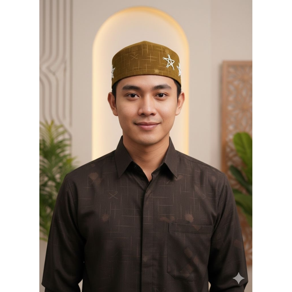 Peci Kopyah Sultan Embos / Peci Kopiah Uje Jalit Embos / Peci Uje Motif Terbaru