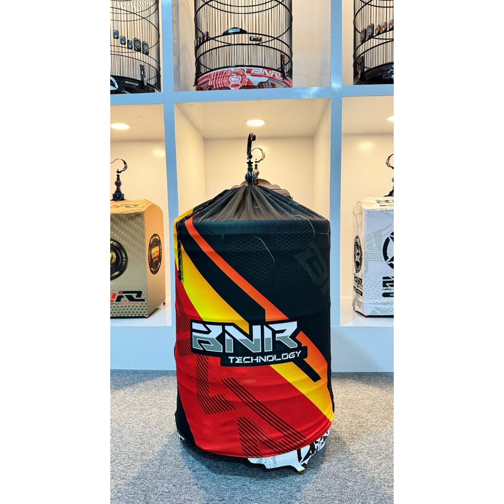 KRODONG BNR MURAI NO.2 MOTIF TECHNOLOGY - WARNA MERAH ORANGE