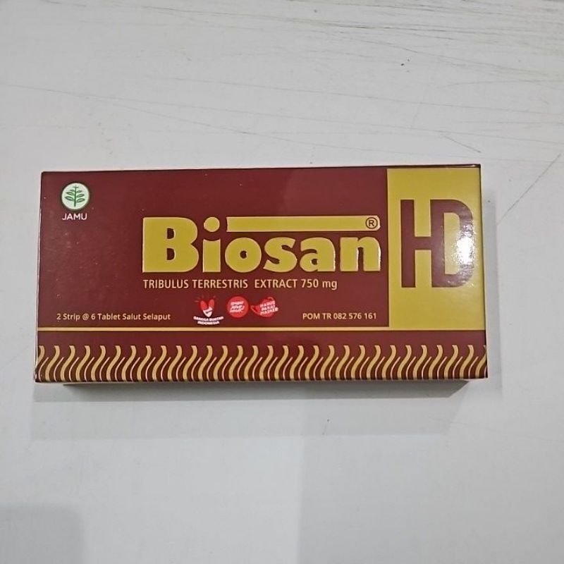 BIOSAN HD Box 12 Tablet Membantu Keseimbangan Hormonal Wanita Tribulus Terrestris