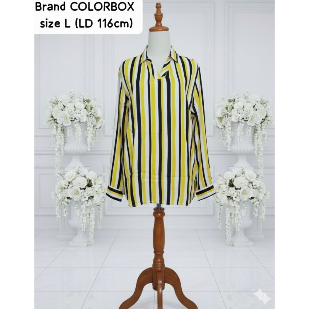 kemeja wanita executive/ blose wanita/ blouse brand colorbox