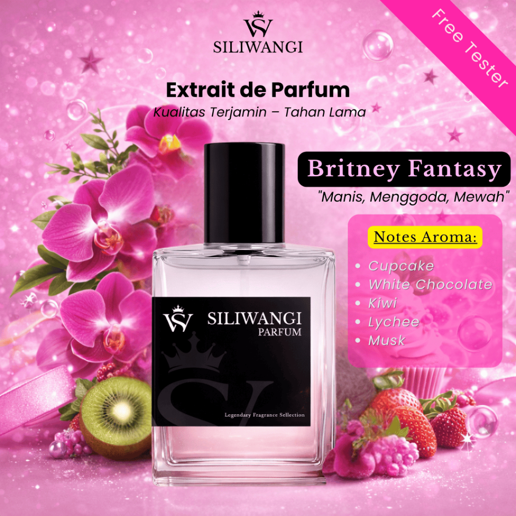Parfum Wanita Aroma Manis Feminim Wangi Tahan Lama Inspired Britney Fantasy By Siliwangi Parfum