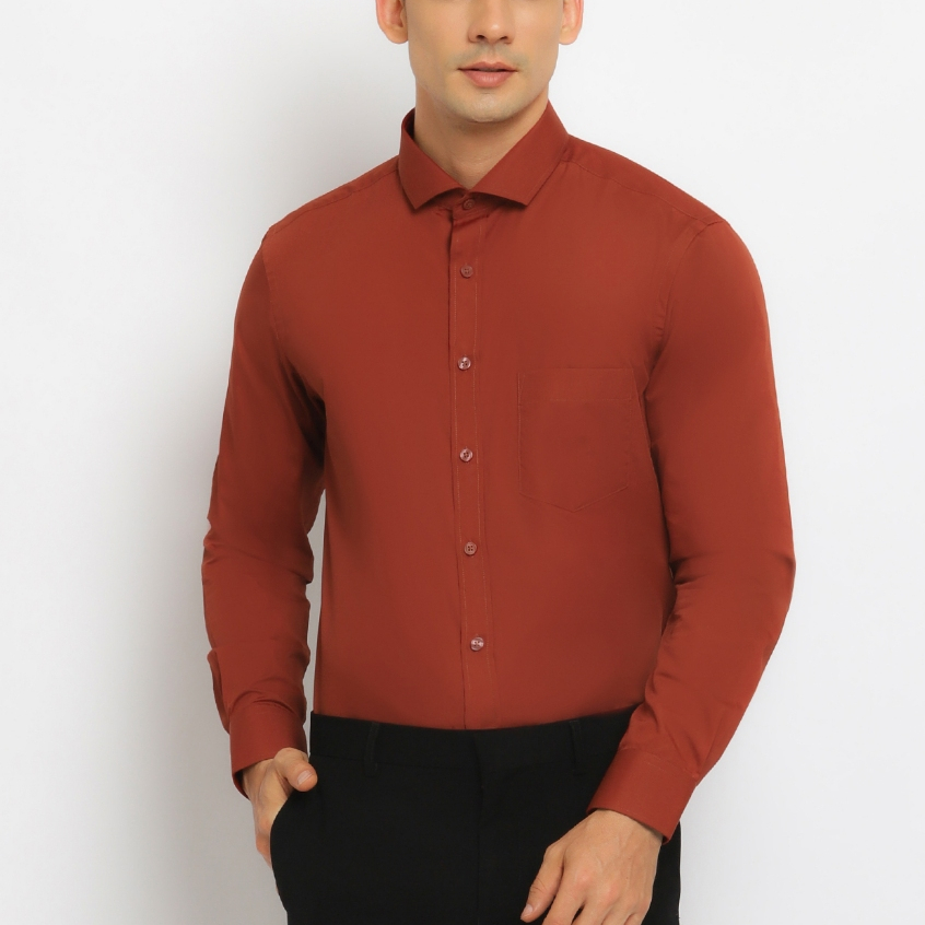 CARLOS MORENO - Kemeja Polos Katun - SKPL | Kemeja Formal | Kemeja Polos Pria | Kemeja Polos Slim Fi